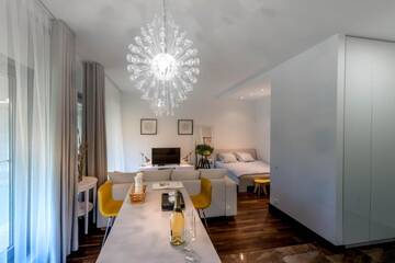 Номер-студио у парка в Апартаментах Saules Club Apart Hotel